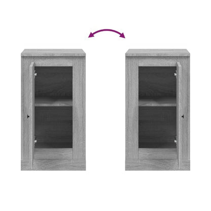 Dressoir 37,5X35,5X67,5 Cm Bewerkt Hout Eikenkleur