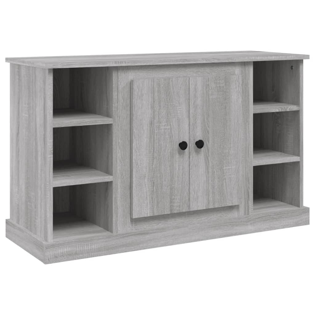 Dressoir 100X35,5X60 Cm Bewerkt Hout Eikenkleurig