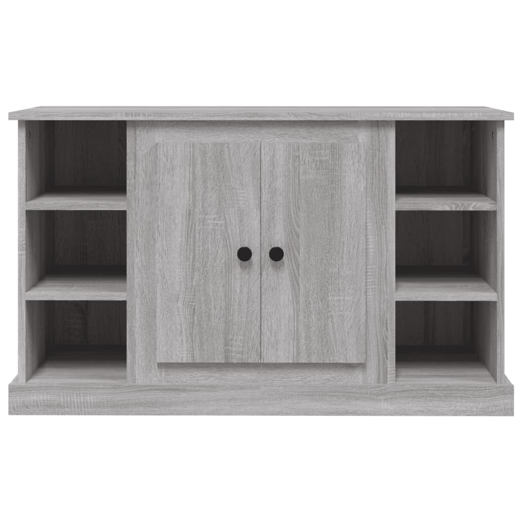 Dressoir 100X35,5X60 Cm Bewerkt Hout Eikenkleurig