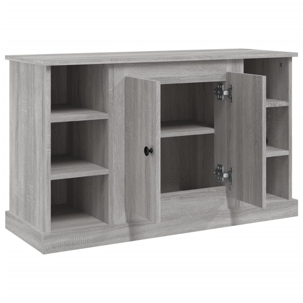 Dressoir 100X35,5X60 Cm Bewerkt Hout Eikenkleurig