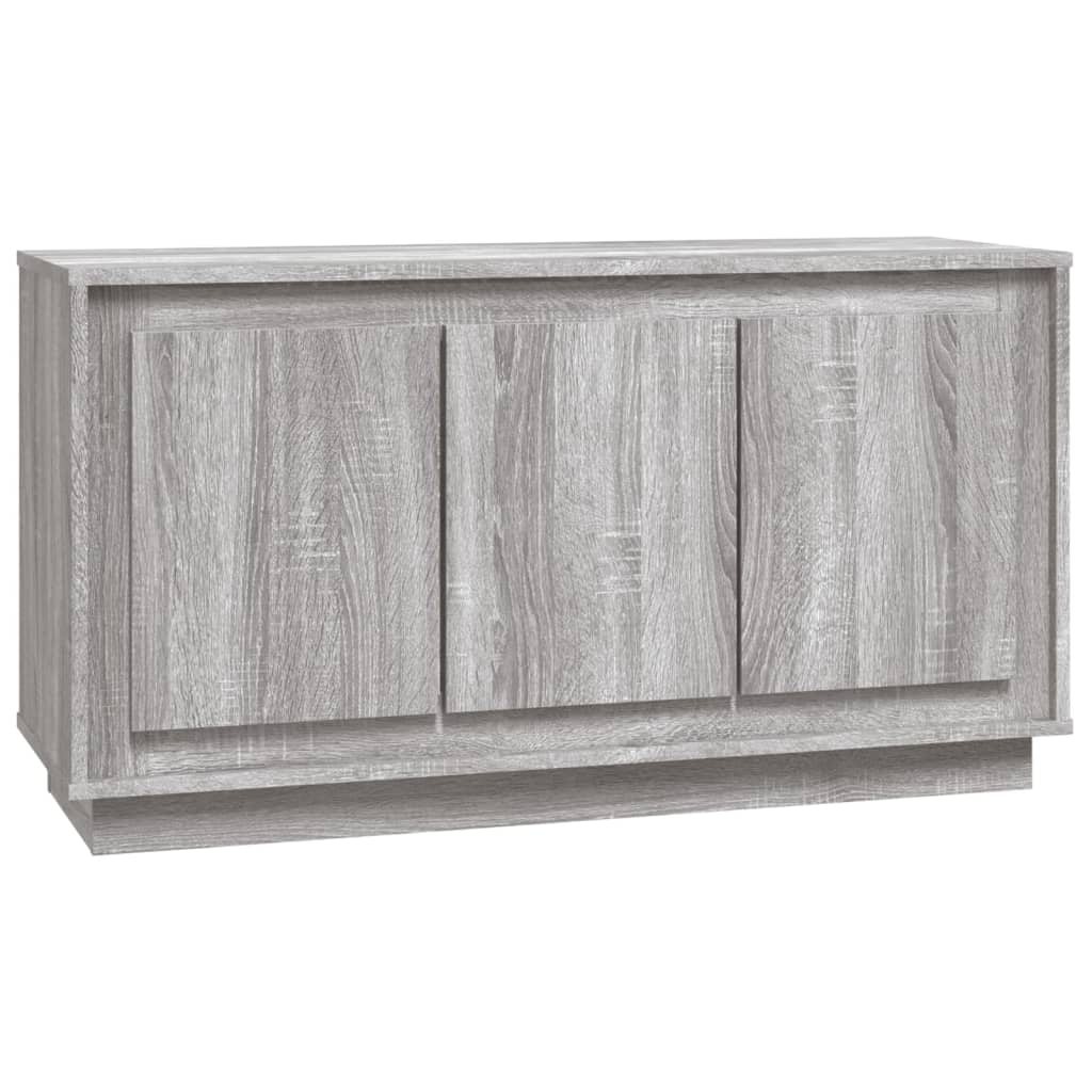 Dressoir 102X35X55 Cm Bewerkt Hout Eikenkleurig