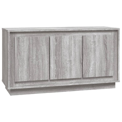 Dressoir 102X35X55 Cm Bewerkt Hout Eikenkleurig