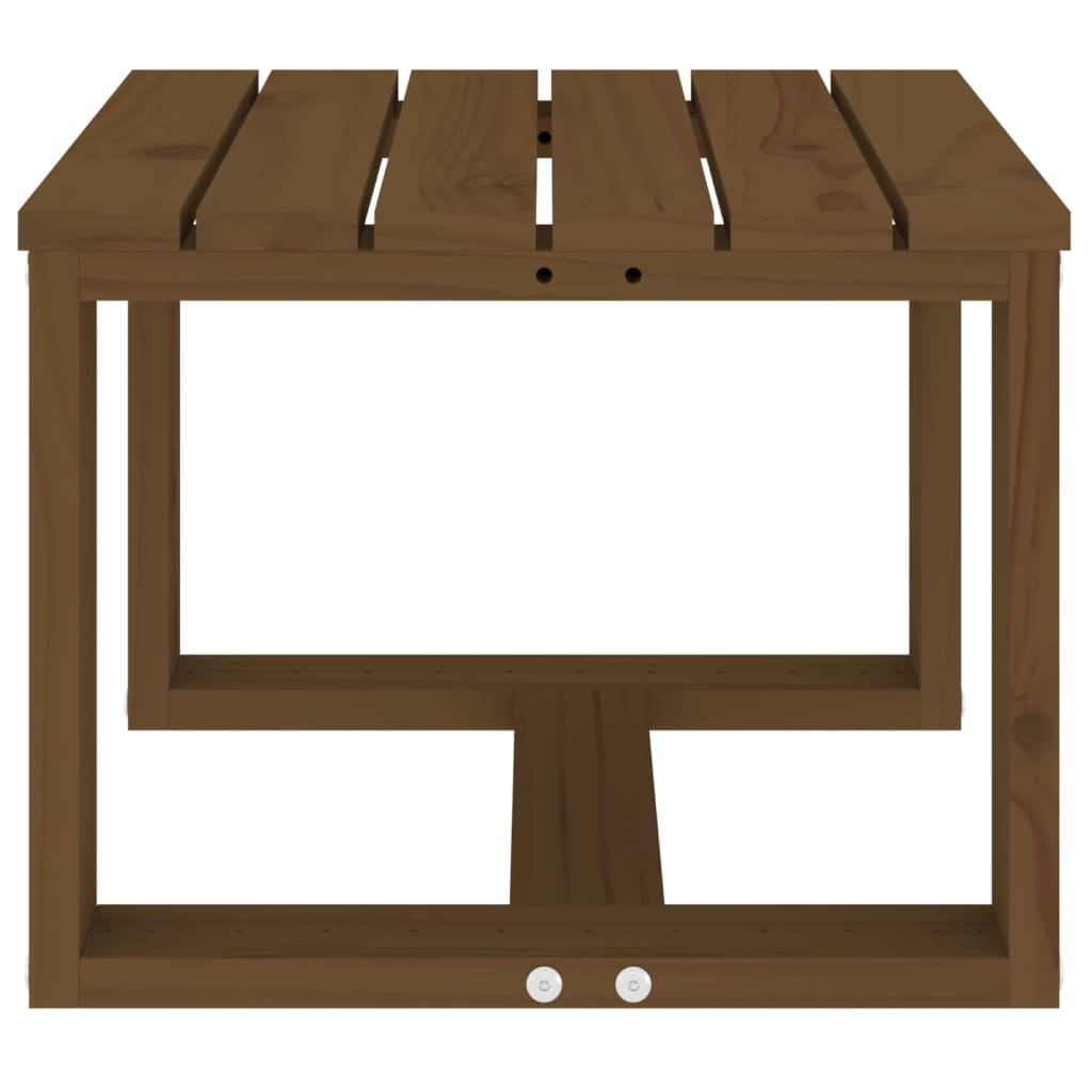 Tuinbijzettafel 40X38X28,5 Cm Massief Grenenhout Honingbruin