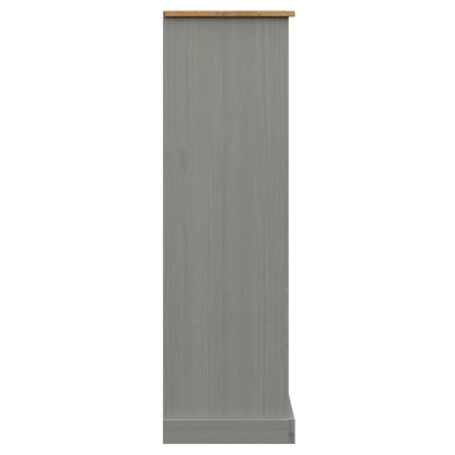 Boekenkast Vigo 90X35X114,5 Cm Massief Grenenhout