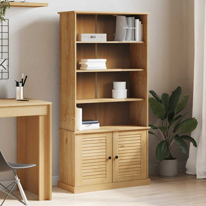 Boekenkast Vigo 85X35X170 Cm Massief Grenenhout