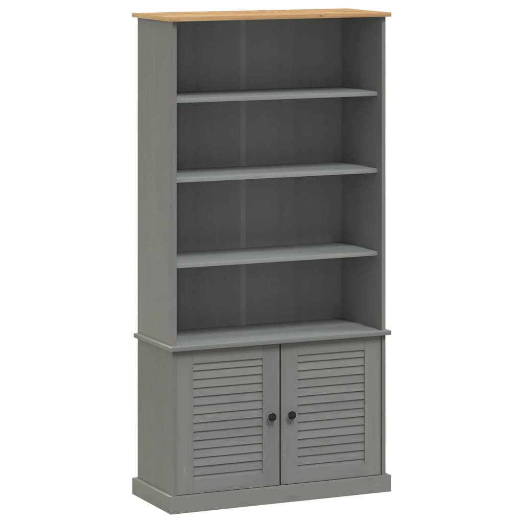 Boekenkast Vigo 85X35X170 Cm Massief Grenenhout