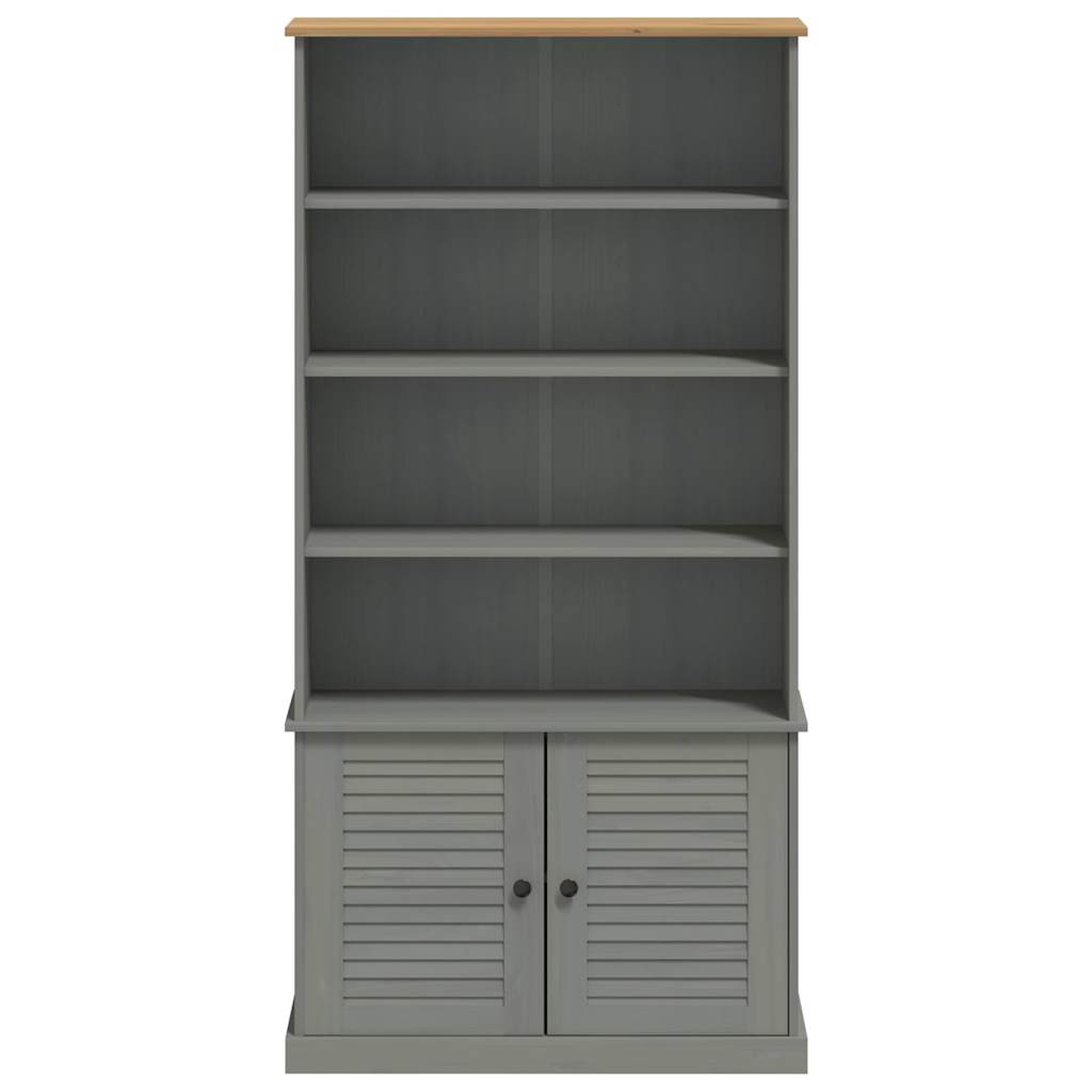 Boekenkast Vigo 85X35X170 Cm Massief Grenenhout