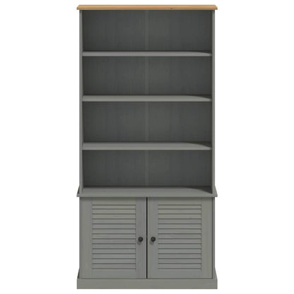 Boekenkast Vigo 85X35X170 Cm Massief Grenenhout