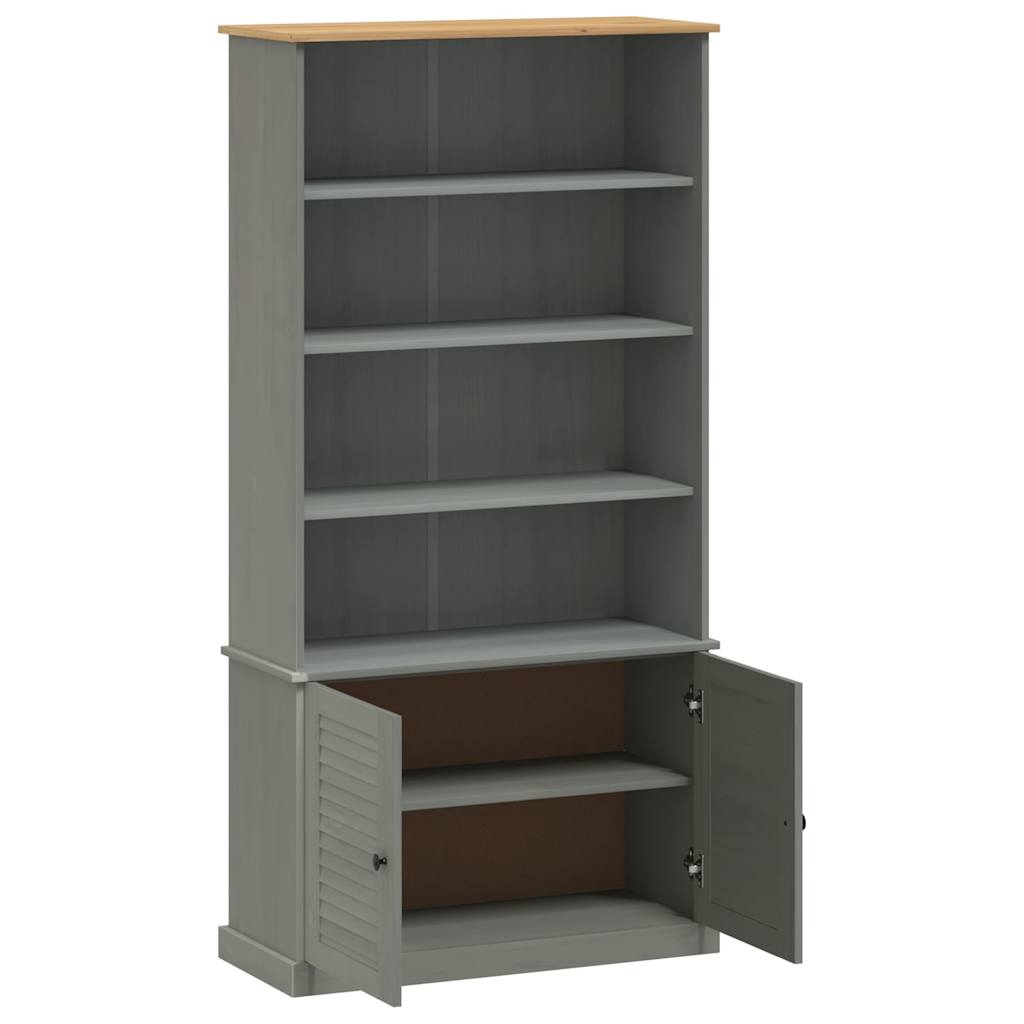 Boekenkast Vigo 85X35X170 Cm Massief Grenenhout