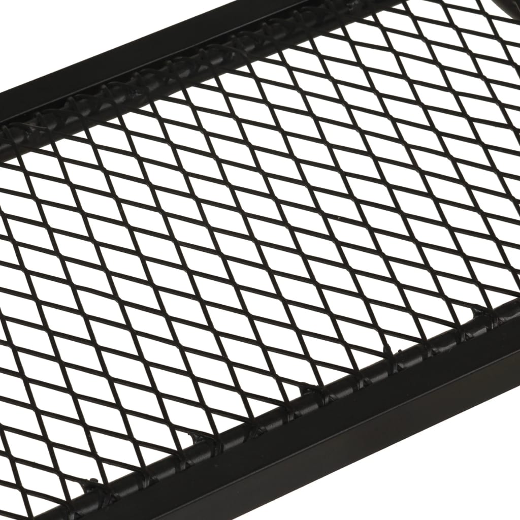 Wandtafel 112X36X76 Cm Massief Mangohout En Ijzer