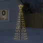 Led-Kerstboom Met Spikes 1534 Leds Warm Wit Warmwit