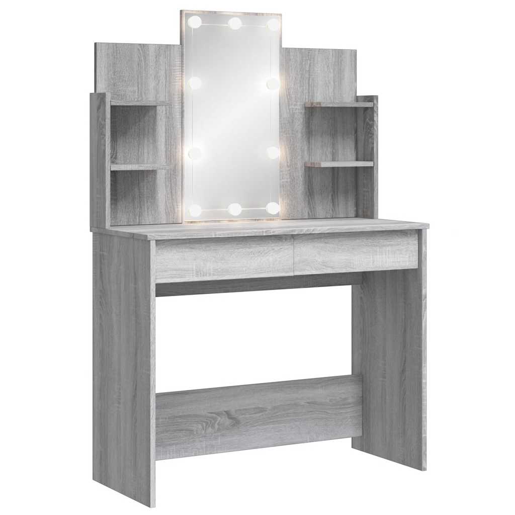 Kaptafel Met Led-Verlichting 96X40X142 Cm