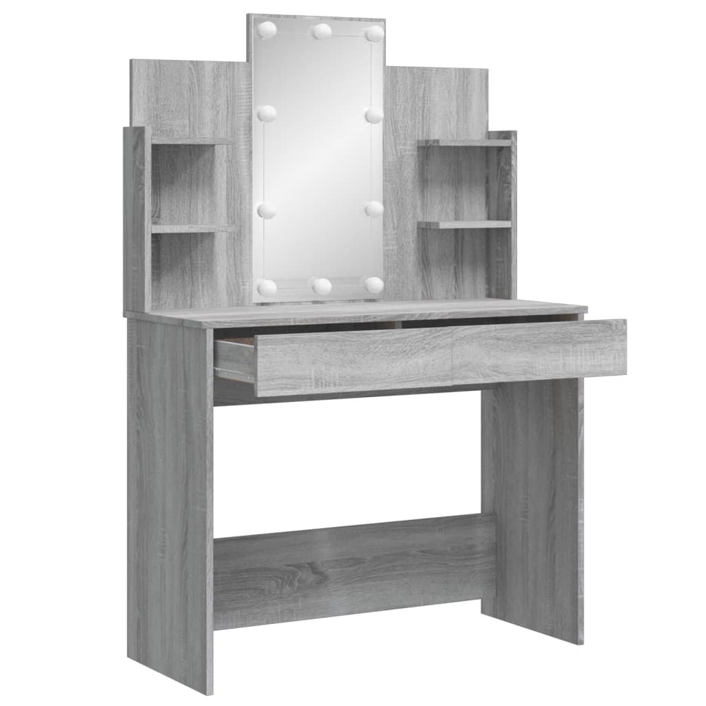 Kaptafel Met Led-Verlichting 96X40X142 Cm