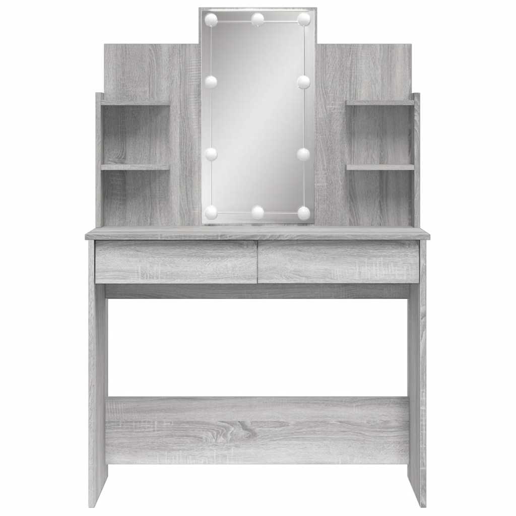 Kaptafel Met Led-Verlichting 96X40X142 Cm