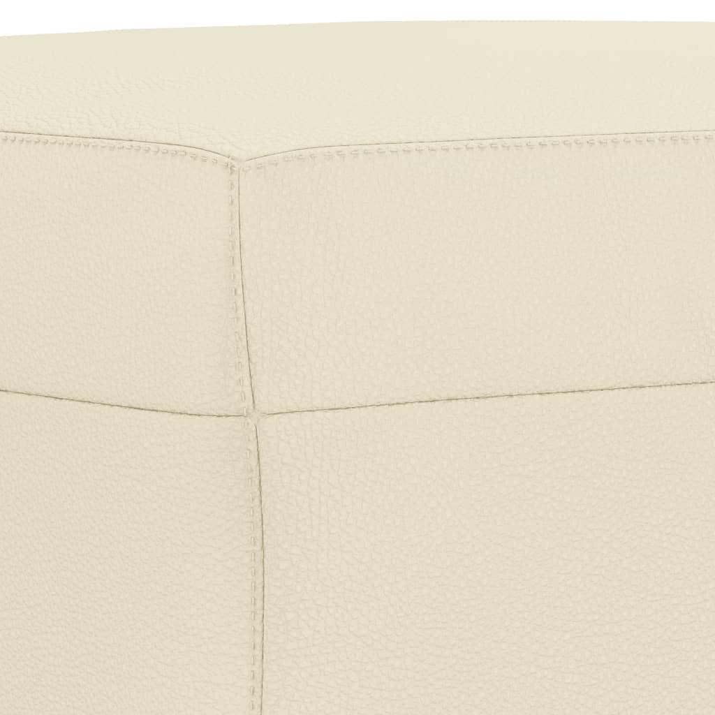 3-Delige Loungeset Met Kussens Kunstleer Kleurig