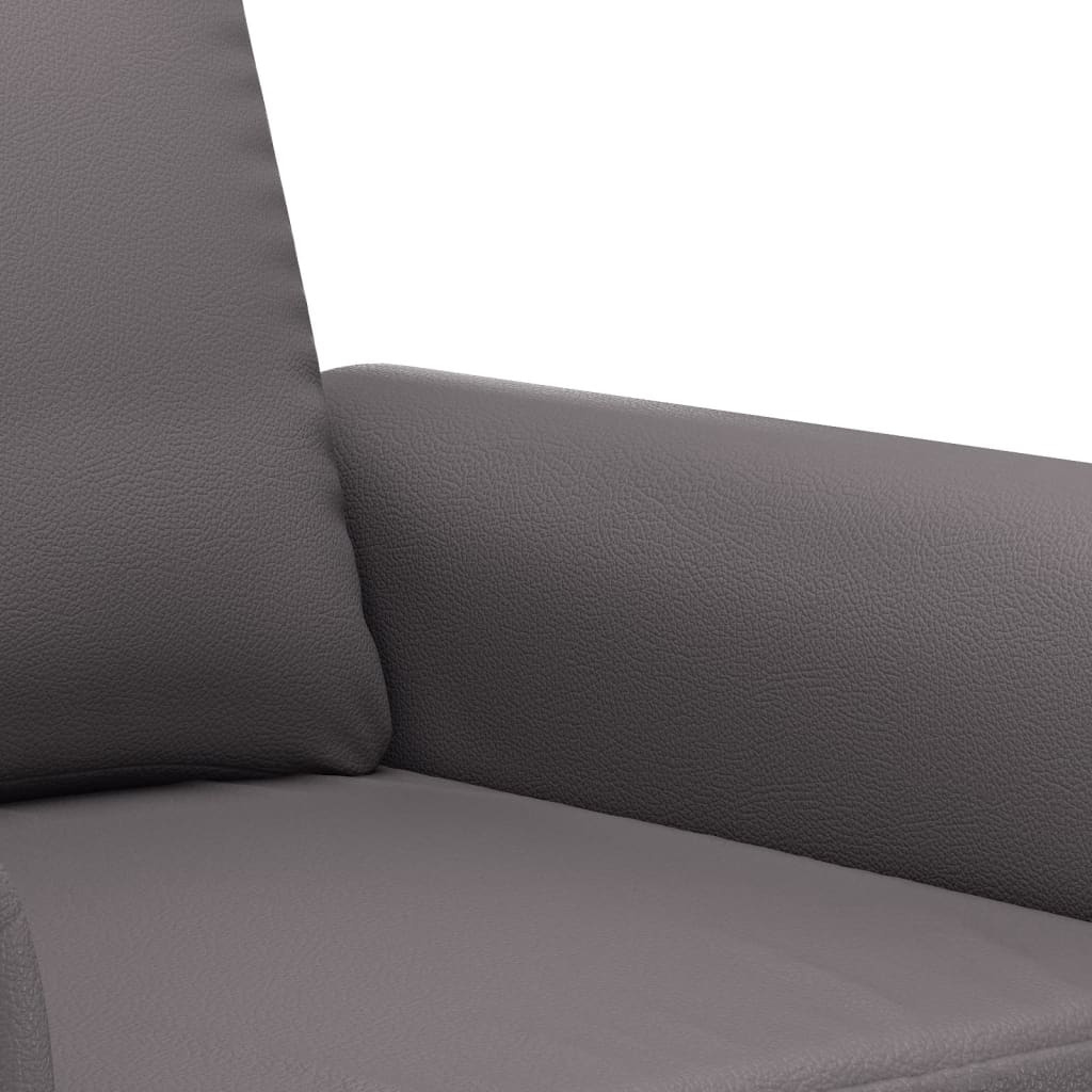 3-Delige Loungeset Met Kussens Kunstleer