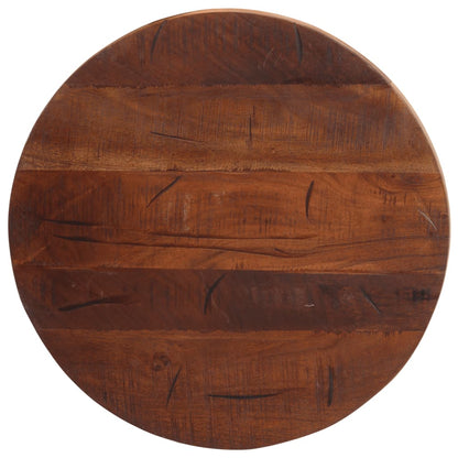 Tafelblad Rond Ø 90X3,8 Cm Massief Gerecycled Hout Gerecycled Hout (Naturel)