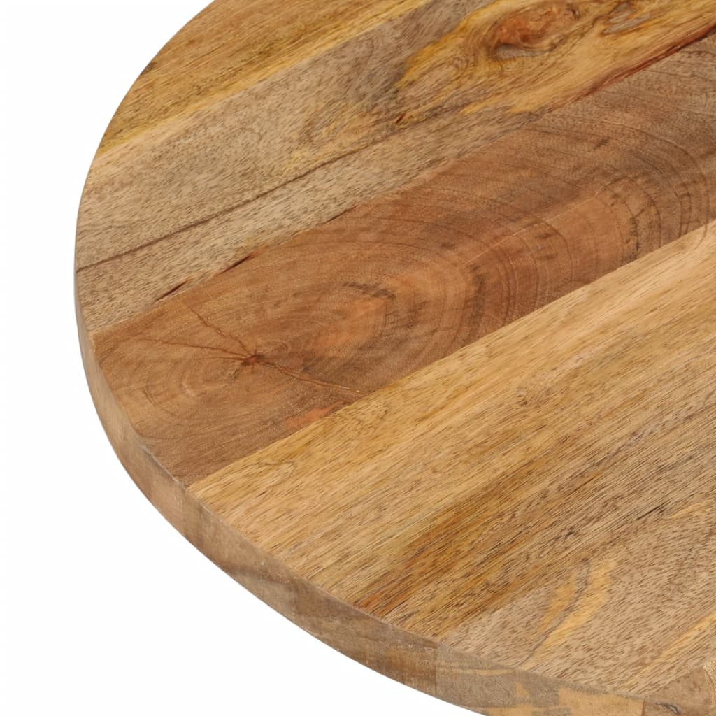 Tafelblad Ovaal 100X40X2,5 Cm Massief Mangohout Mangohout (Naturel)