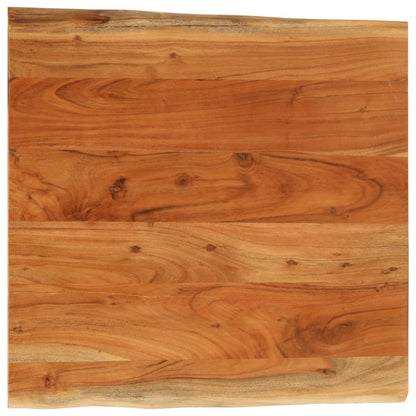 Tafelblad Rechthoekig Natuurlijke Rand 100X60X2,5 Cm Acaciahout Acaciahout (Naturel)