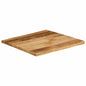 Tafelblad Met Natuurlijke Rand 100X60X2,5 Cm Massief Mangohout Ruw Mangohout (Naturel)