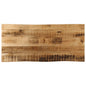 Tafelblad Met Natuurlijke Rand 100X60X2,5 Cm Massief Mangohout Ruw Mangohout (Naturel)