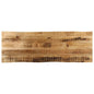 Tafelblad Met Natuurlijke Rand 100X60X2,5 Cm Massief Mangohout Ruw Mangohout (Naturel)