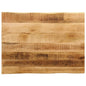 Tafelblad Met Natuurlijke Rand 100X60X2,5 Cm Massief Mangohout Ruw Mangohout (Naturel)