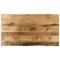Tafelblad Met Natuurlijke Rand 100X60X2,5 Cm Massief Mangohout Ruw Mangohout (Naturel)