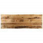 Tafelblad Met Natuurlijke Rand 100X60X2,5 Cm Massief Mangohout Ruw Mangohout (Naturel)