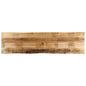 Tafelblad Met Natuurlijke Rand 100X60X2,5 Cm Massief Mangohout Ruw Mangohout (Naturel)