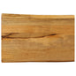 Tafelblad Met Natuurlijke Rand 100X60X2,5 Cm Massief Mangohout Mangohout (Eikenafwerking)