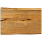 Tafelblad Met Natuurlijke Rand 100X60X2,5 Cm Massief Mangohout Mangohout (Eikenafwerking)