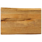 Tafelblad Met Natuurlijke Rand 100X60X2,5 Cm Massief Mangohout Mangohout (Eikenafwerking)