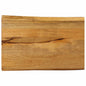 Tafelblad Met Natuurlijke Rand 100X60X2,5 Cm Massief Mangohout Mangohout (Eikenafwerking)