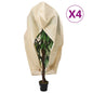 Plantenhoezen Met Ritssluiting 70 G/M² 1X1,55 M Beige