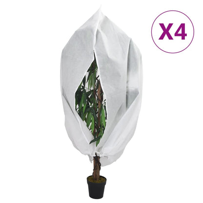 Plantenhoes Met Ritssluiting 70 G/M² 2,36X2 M Wit