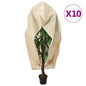 Plantenhoezen Met Ritssluiting 70 G/M² 1X1,55 M Beige