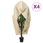 Plantenhoezen Met Ritssluiting 70 G/M² 1X1,55 M Beige