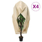 Plantenhoezen Met Ritssluiting 70 G/M² 1X1,55 M Beige