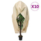 Plantenhoezen Met Ritssluiting 70 G/M² 1X1,55 M Beige