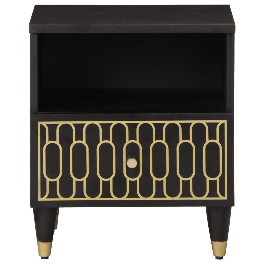 Nachtkastjes 40X33X46 Cm Massief Mangohout