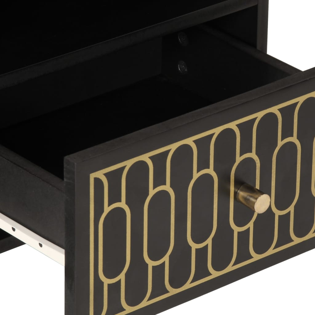 Nachtkastjes 40X33X46 Cm Massief Mangohout