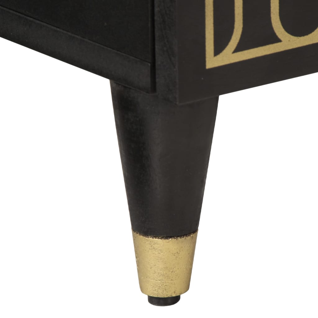 Nachtkastjes 40X33X46 Cm Massief Mangohout