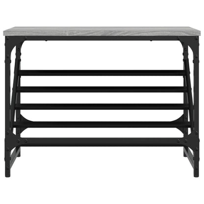 Schoenenrek 60X30X Bewerkt Hout Grijs Sonoma