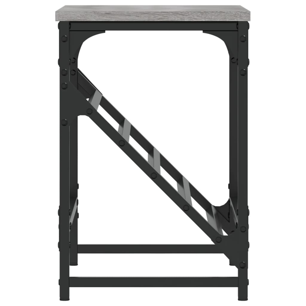 Schoenenrek 60X30X Bewerkt Hout Grijs Sonoma