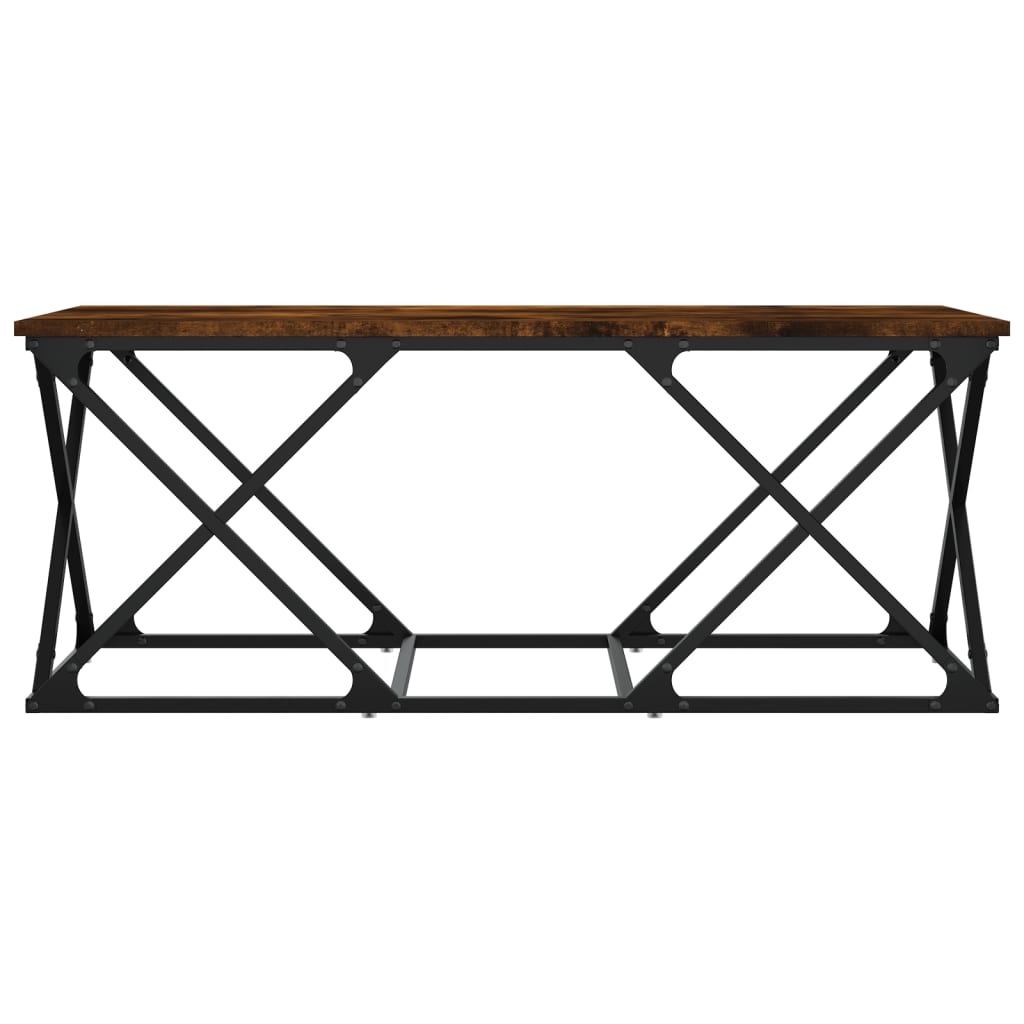 Salontafel 100X49X40 Cm Bewerkt Hout Kleurig