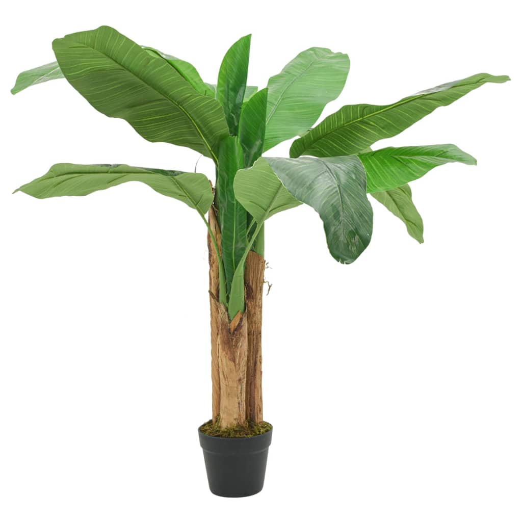 Kunstplant Bananenboom 9 Bladeren Groen