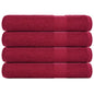 Gastendoekjes 360 G/M² 100% Katoen Bordeauxrood