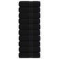 Washandjes 10 Stuks Frogn 100% Katoen Zwart