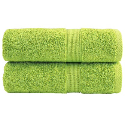 Premium Washandjes Solund 4 Stuks 600 G/M² Appelgroen